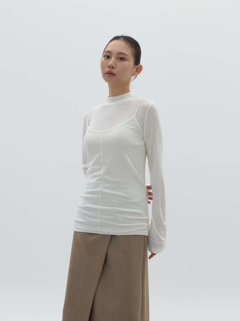 LE-PPL東大門㊣直郵女裝新款熱賣職業真品25秋冬時尚長袖T恤LE-PPL長袖T恤