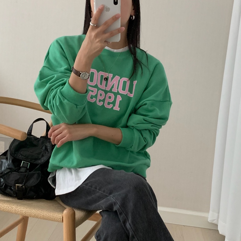 FROMJINI東大門㊣代購女裝新品25秋冬真品休閑職業時尚衛衣FROMJINI衛衣