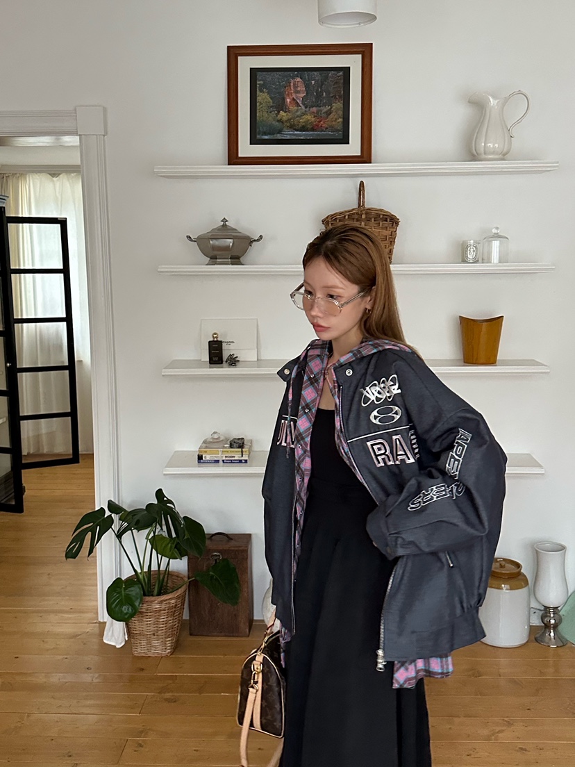 ZEROZERO東大門㊣實拍女裝新品25秋冬真品休閑熱賣夾克刺繡ZEROZERO夾克