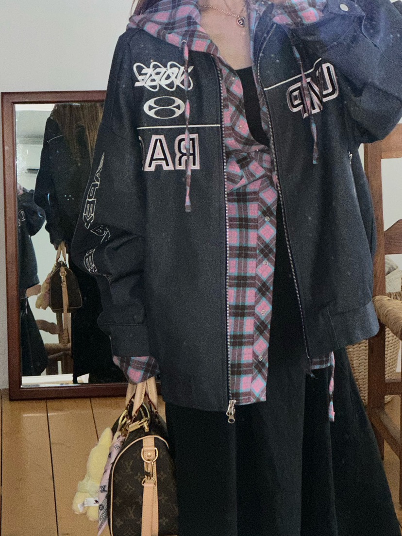 ZEROZERO東大門㊣實拍女裝新品25秋冬真品休閑熱賣夾克刺繡ZEROZERO夾克圖色2