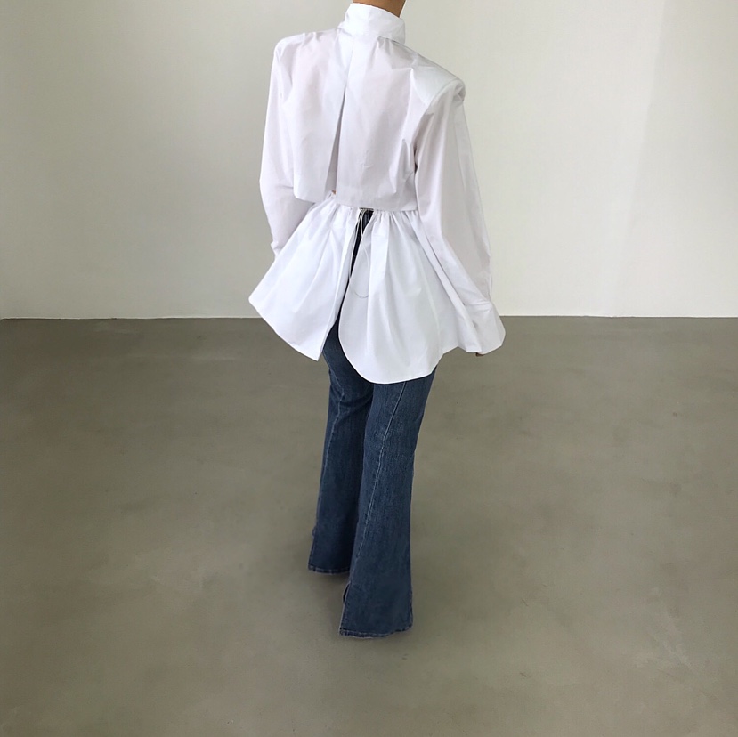 2TWO MOON韓國直郵㊣女裝新款職業推薦真品25秋冬襯衫蕾絲衫2TWO MOON襯衫/蕾絲衫