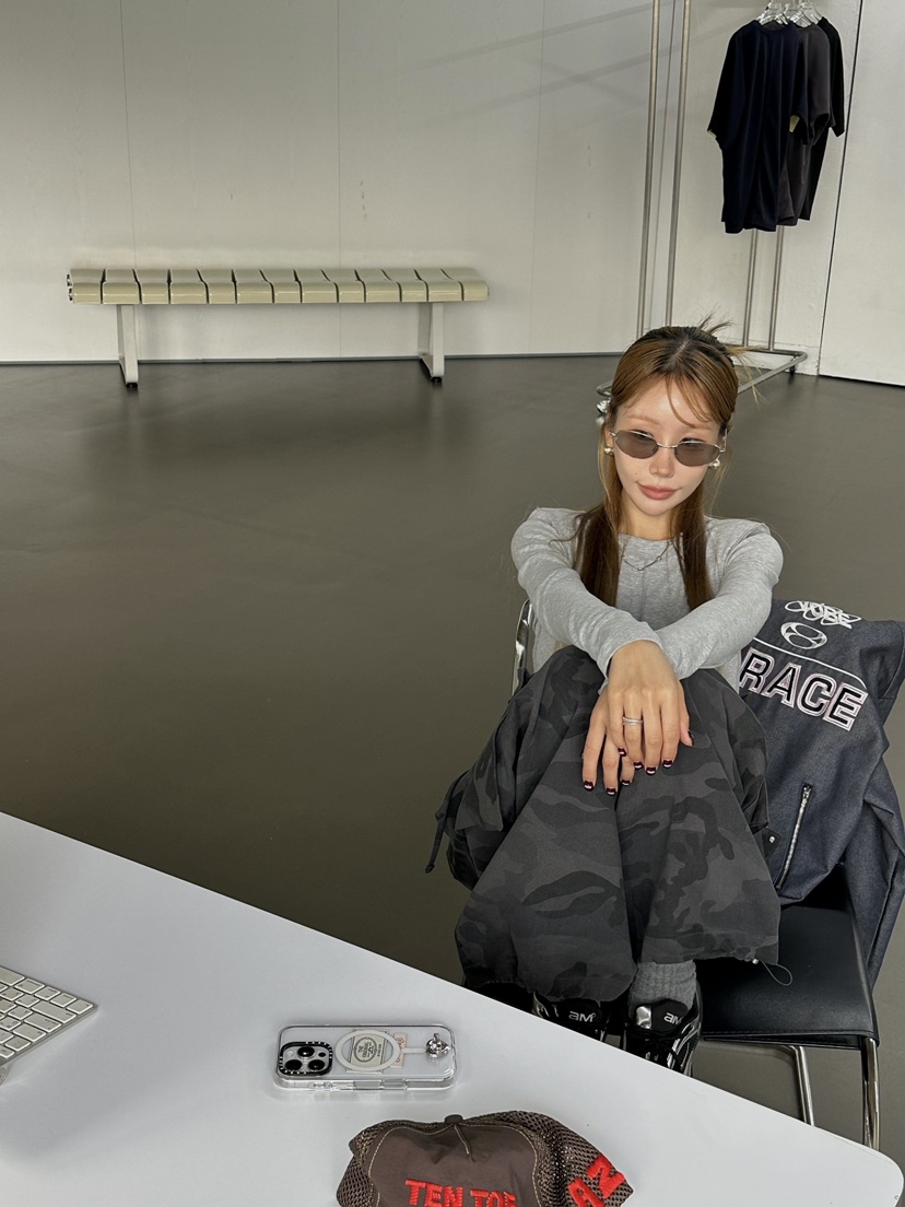 ZEROZERO東大門㊣直郵女裝新品休閑25秋冬休閑褲工裝褲迷彩ZEROZERO休閑褲