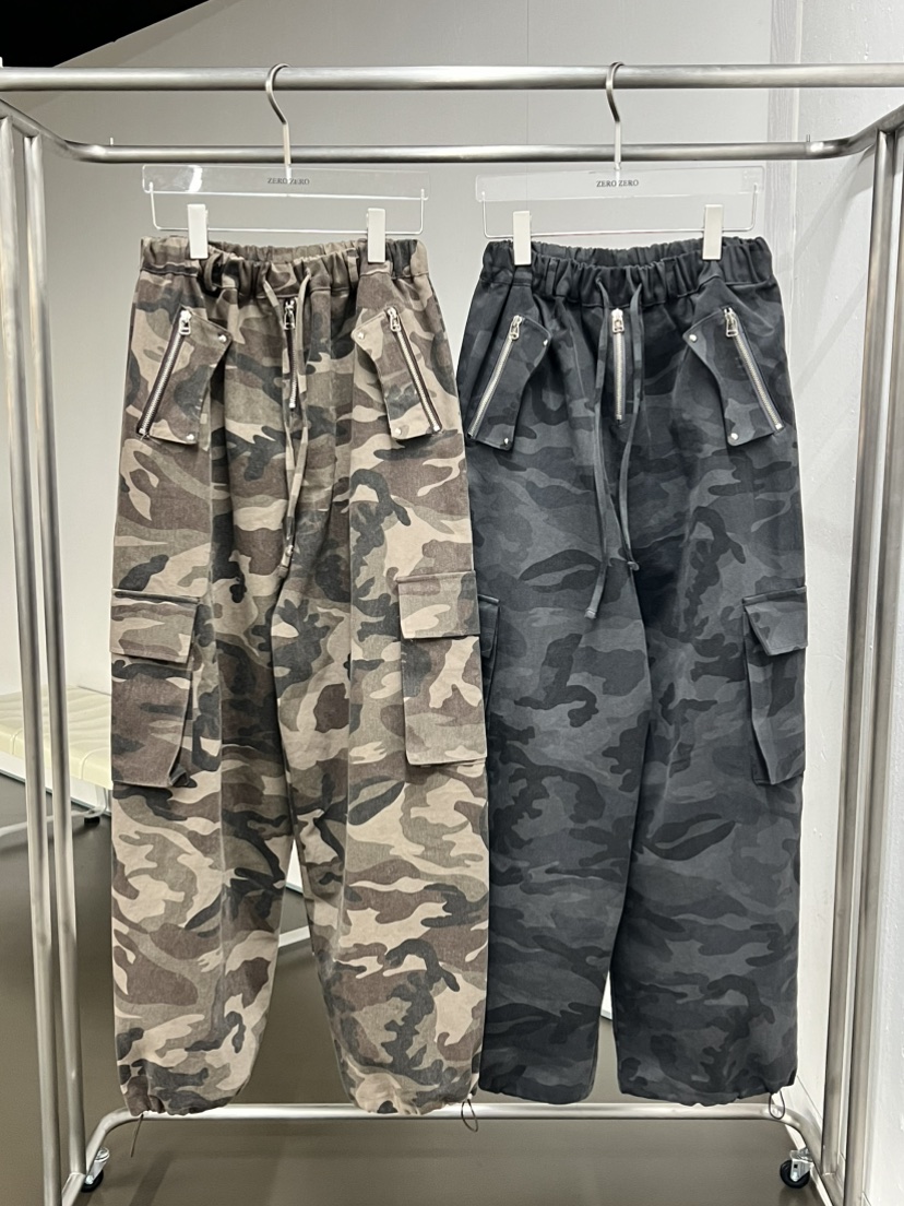 ZEROZERO東大門㊣直郵女裝新品休閑25秋冬休閑褲工裝褲迷彩ZEROZERO休閑褲