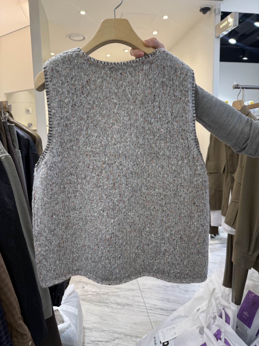 YIKHO STYLE東大門㊣代購女裝新品人氣25秋冬熱賣職業馬甲YIKHO STYLE馬甲