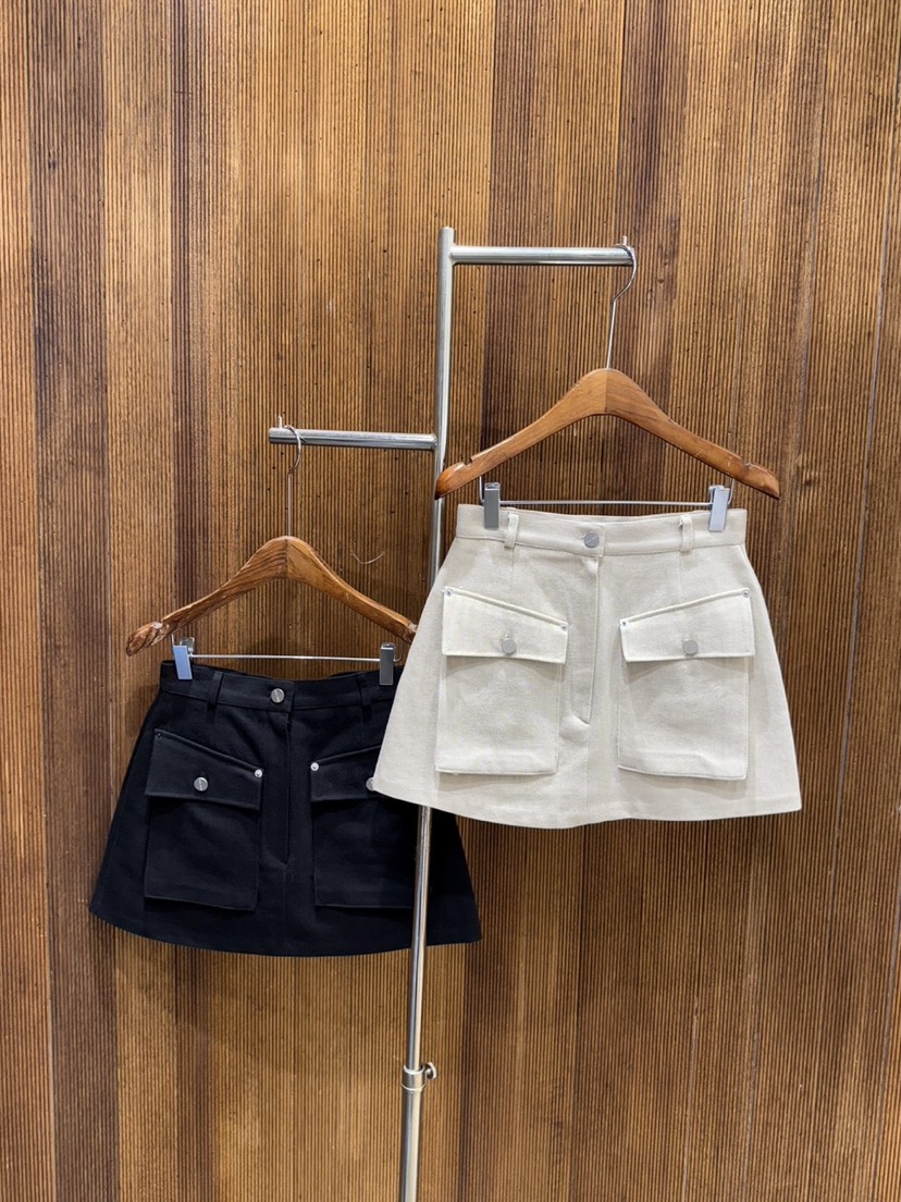 2TWO MOON韓國直郵㊣女士新品時尚職業熱賣25秋冬短裙口袋2TWO MOON短裙