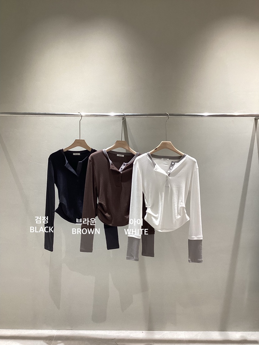 NEAR LEAP-P韓國直郵㊣女裝新品人氣推薦休閑熱賣長袖T恤NEAR LEAP長袖T恤