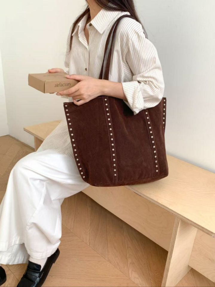 TROUVAILLE東大門㊣實拍女裝新品真品休閑單肩斜跨包絨面革TROUVAILLE單肩/斜跨包