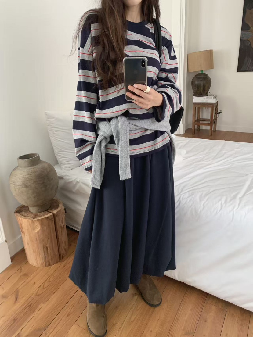 TOLL韓國直郵㊣女士新款熱賣人氣職業真品時尚休閑推薦長袖T恤TOLL長袖T恤