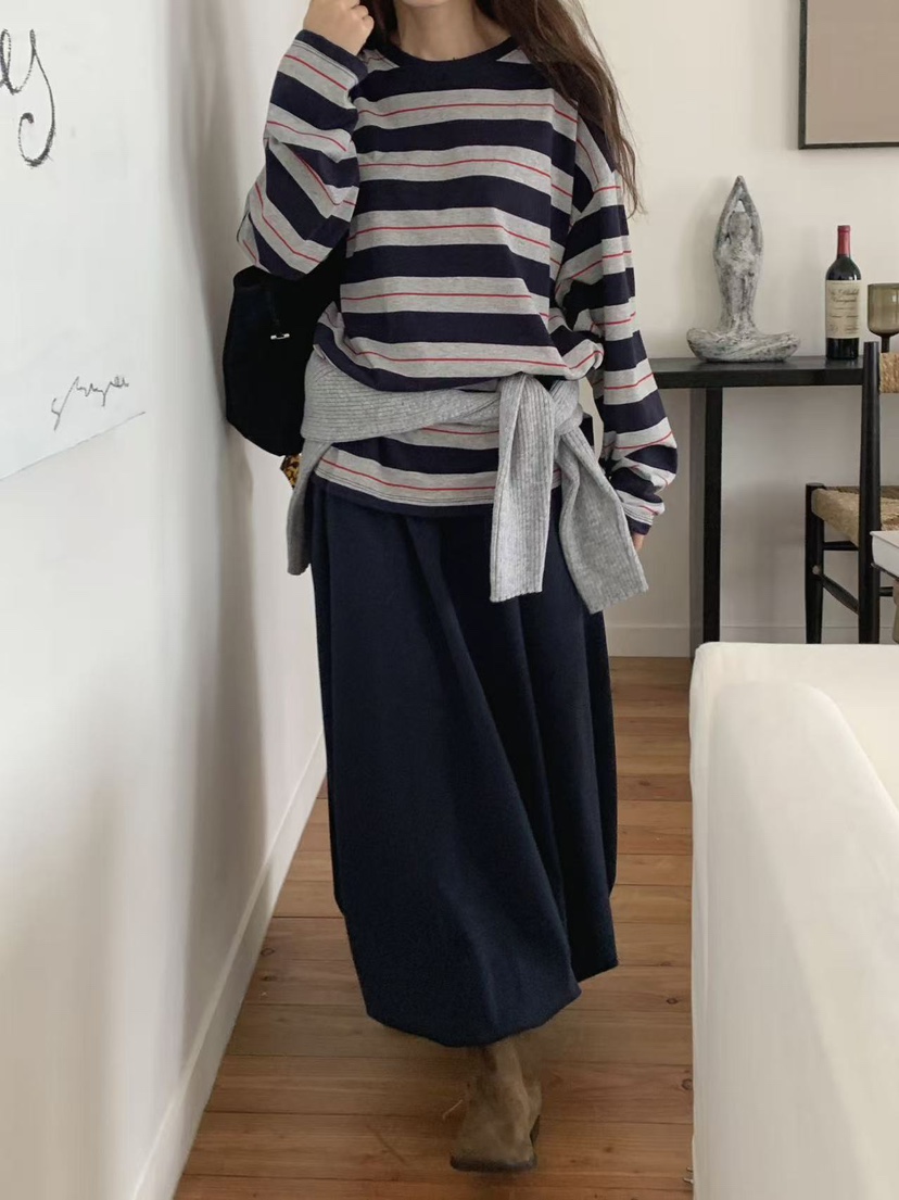 TOLL韓國直郵㊣女士新款熱賣人氣職業真品時尚休閑推薦長袖T恤TOLL長袖T恤