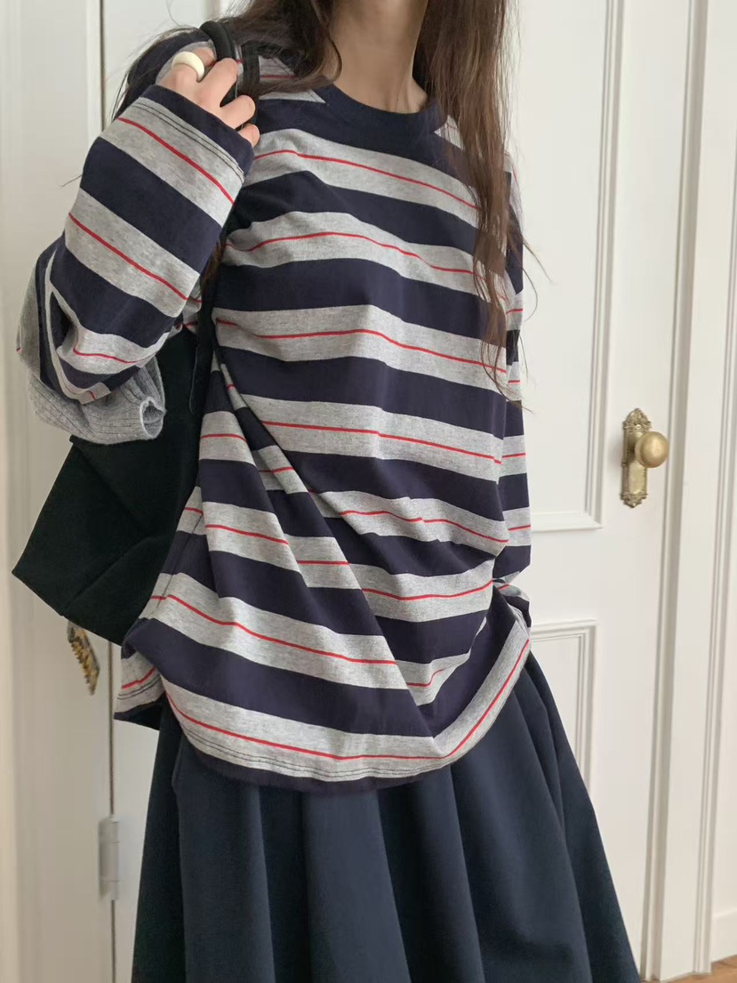 TOLL韓國直郵㊣女士新款熱賣人氣職業真品時尚休閑推薦長袖T恤TOLL長袖T恤