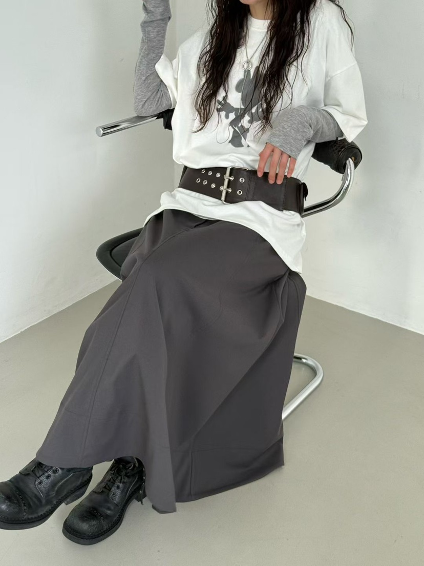 MINIMUZE東大門㊣代購女士新品人氣25秋冬熱賣推薦時尚長裙MINIMUZE長裙