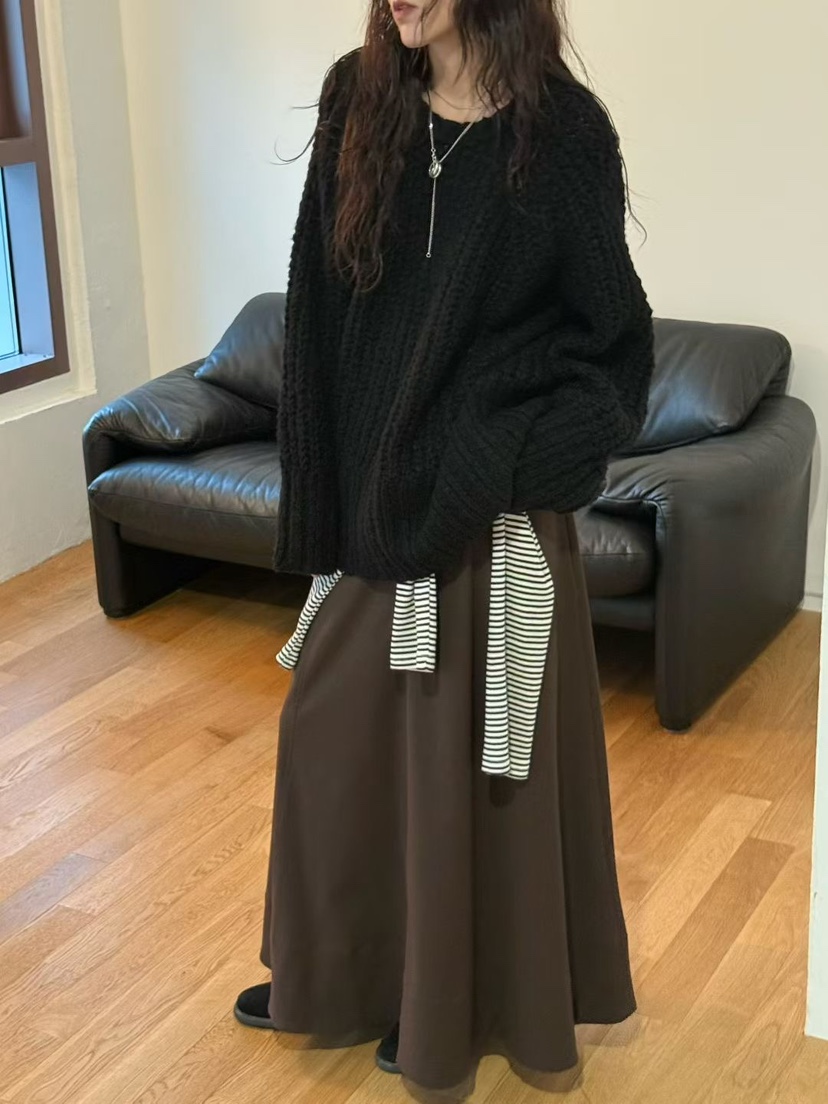 MINIMUZE東大門㊣代購女士新品人氣25秋冬熱賣推薦時尚長裙MINIMUZE長裙