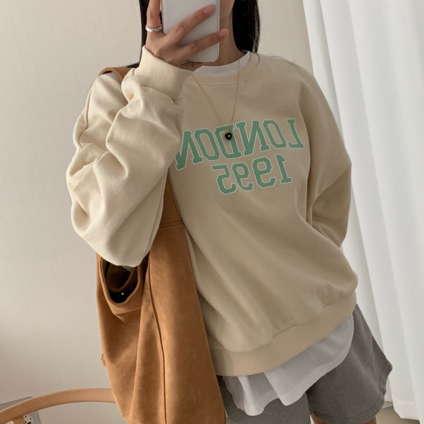 HELLO JINI東大門㊣直郵女士新款職業熱賣真品人氣25秋冬衛衣HELLO JINI衛衣