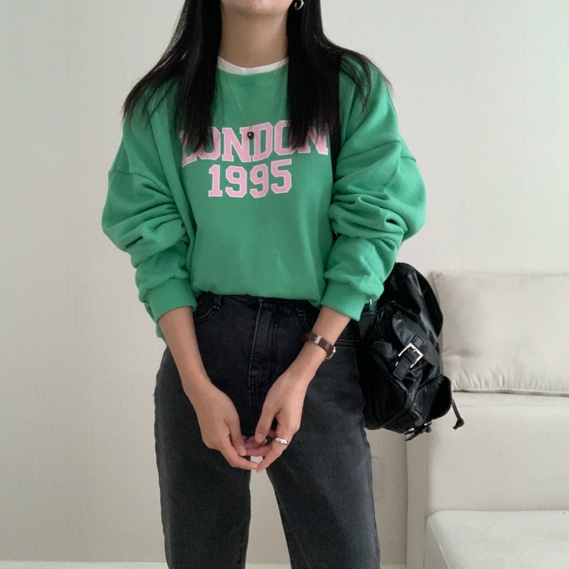HELLO JINI東大門㊣直郵女士新款職業熱賣真品人氣25秋冬衛衣HELLO JINI衛衣