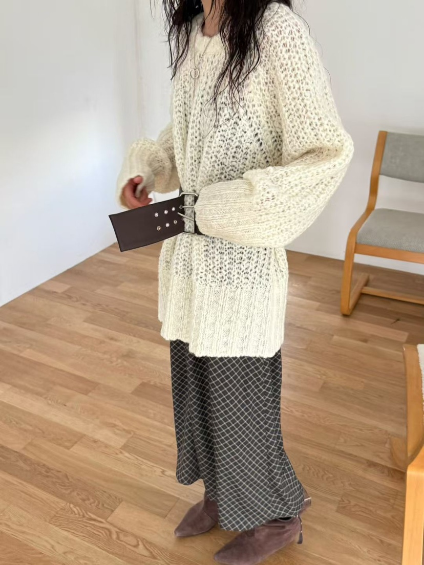 MINIMUZE韓國代購㊣女裝新款人氣25秋冬職業時尚熱賣休閑毛衣MINIMUZE毛衣