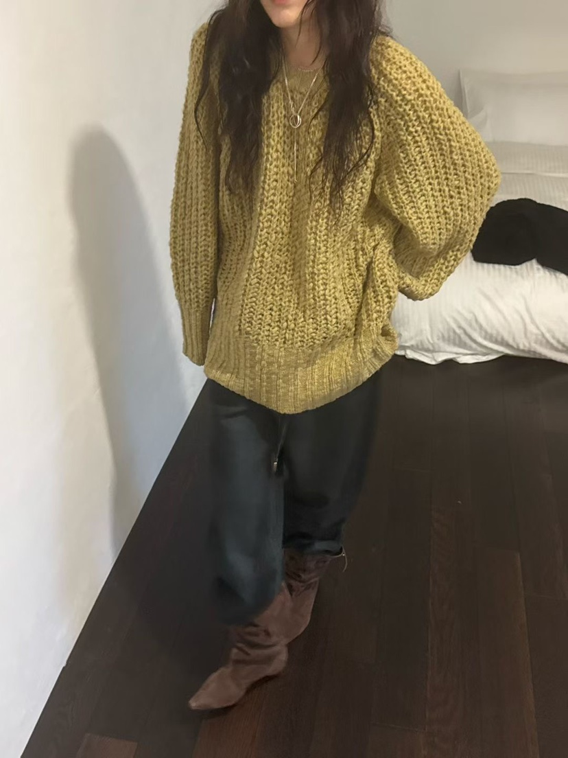 MINIMUZE韓國代購㊣女裝新款人氣25秋冬職業時尚熱賣休閑毛衣MINIMUZE毛衣