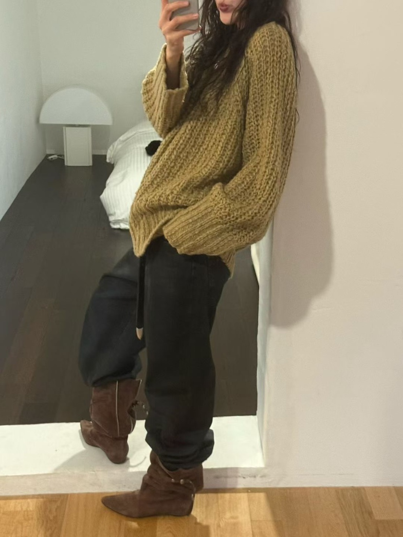 MINIMUZE韓國代購㊣女裝新款人氣25秋冬職業時尚熱賣休閑毛衣MINIMUZE毛衣