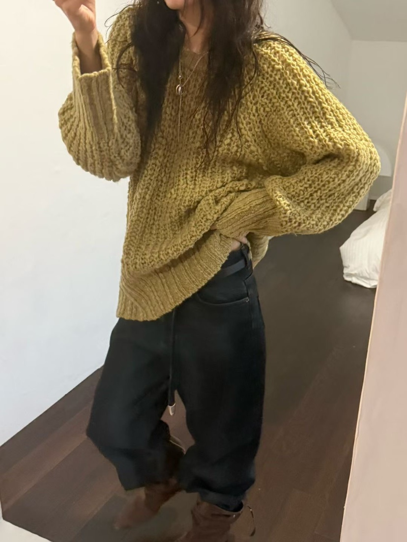 MINIMUZE韓國代購㊣女裝新款人氣25秋冬職業時尚熱賣休閑毛衣MINIMUZE毛衣