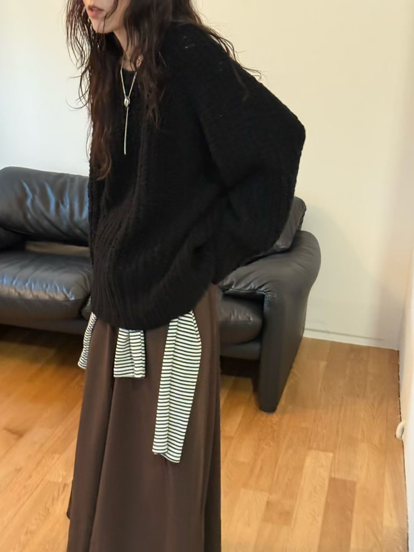 MINIMUZE韓國代購㊣女裝新款人氣25秋冬職業時尚熱賣休閑毛衣MINIMUZE毛衣