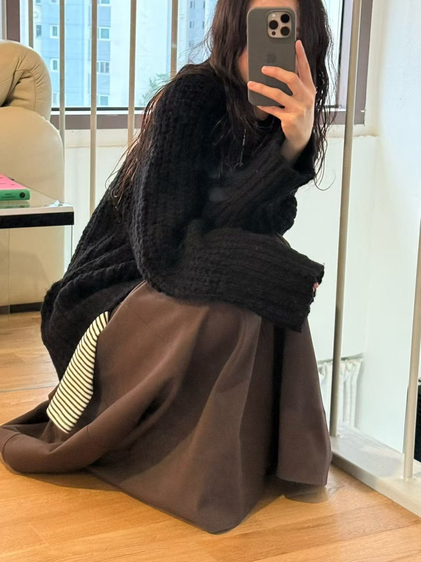 MINIMUZE韓國代購㊣女裝新款人氣25秋冬職業時尚熱賣休閑毛衣MINIMUZE毛衣