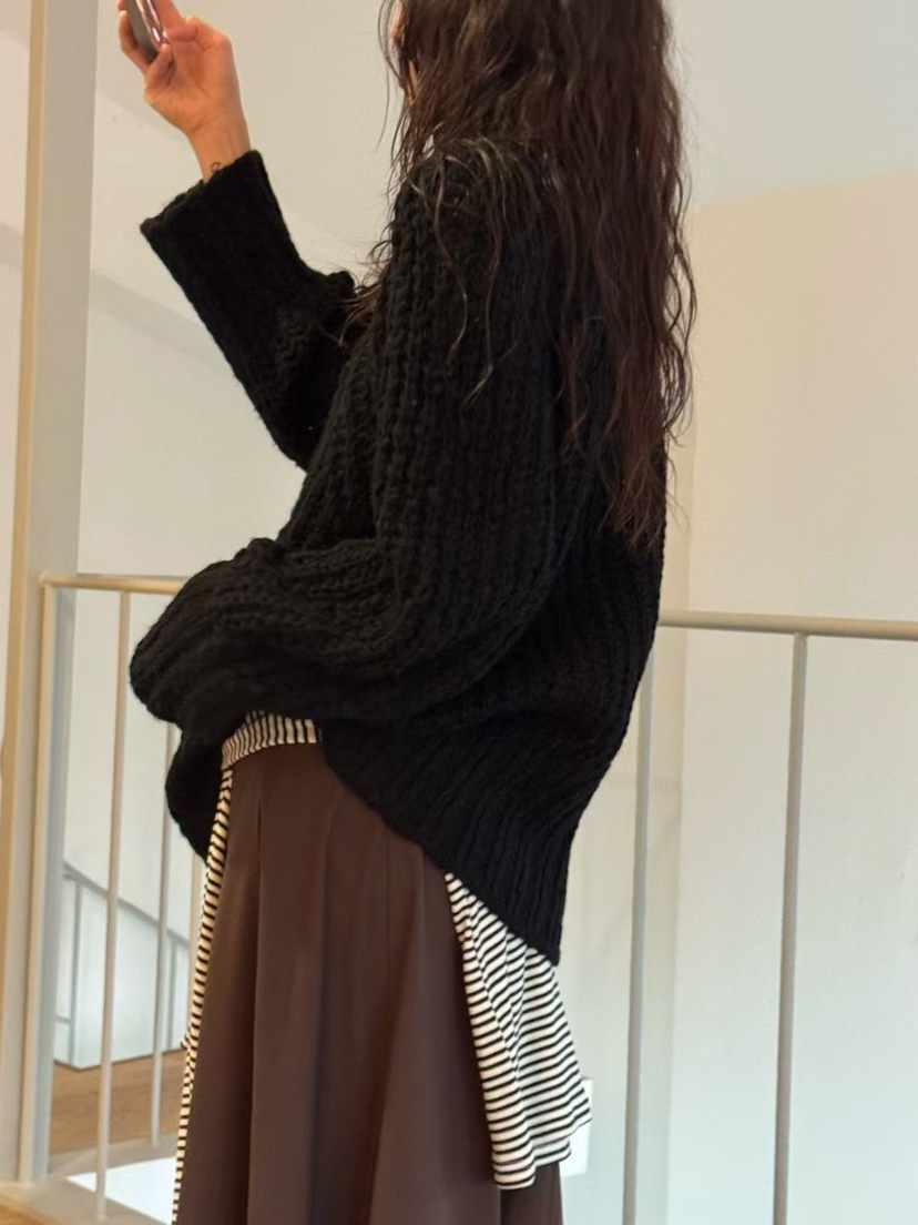 MINIMUZE韓國代購㊣女裝新款人氣25秋冬職業時尚熱賣休閑毛衣MINIMUZE毛衣