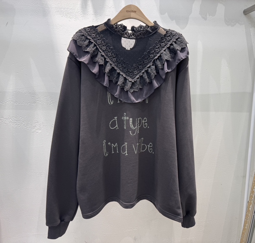 LOVABLE韓國直郵㊣女裝新品休閑熱賣時尚人氣職業25秋冬T恤LOVABLET恤圖色3
