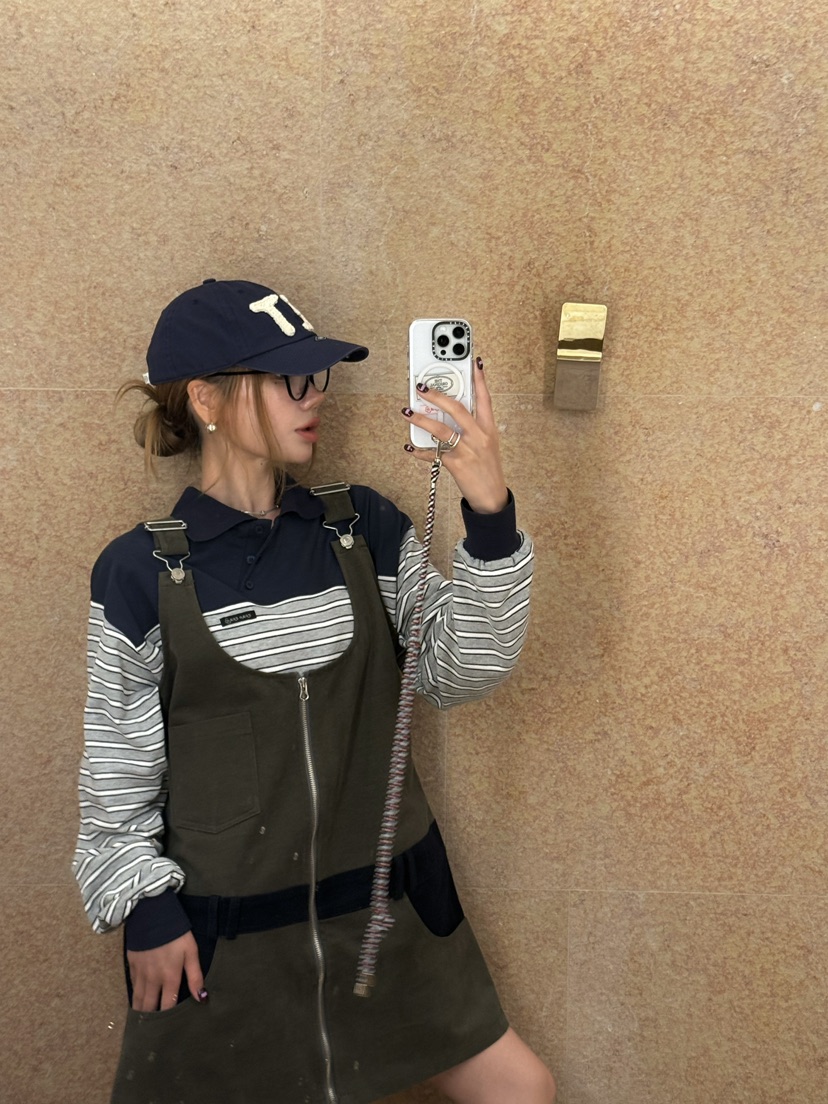 ZEROZERO韓國代購㊣女裝新品推薦真品時尚人氣休閑熱賣背帶褲ZEROZERO背帶褲圖色3