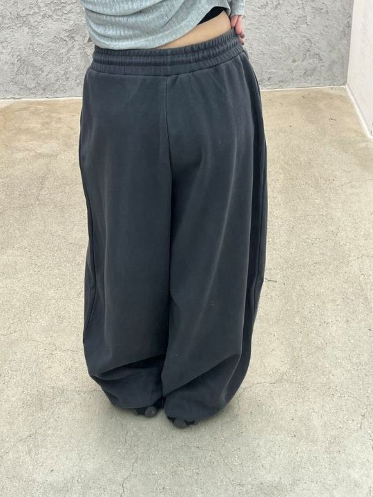 HESTORY韓國直郵㊣女裝新款人氣推薦休閑休閑褲男女同款毛絨HESTORY休閑褲