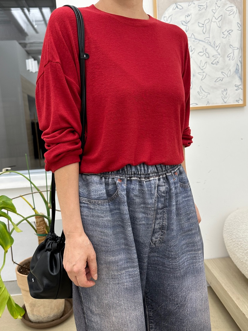 BUT韓國代購㊣女裝新品25秋冬真品職業熱賣時尚休閑長袖T恤button長袖T恤圖色2