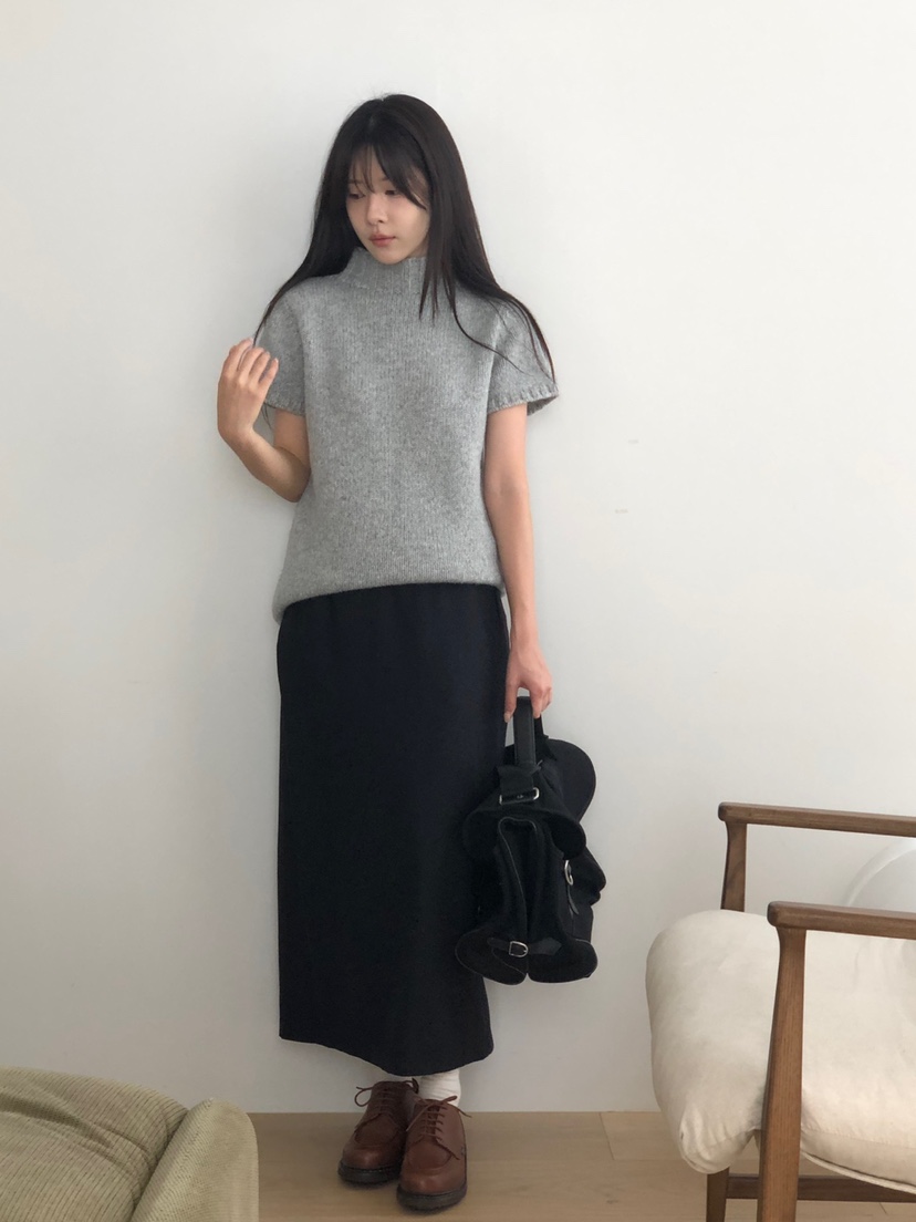THE EYL韓國直郵㊣女裝新款人氣推薦熱賣25秋冬時尚休閑長裙THE EYL長裙