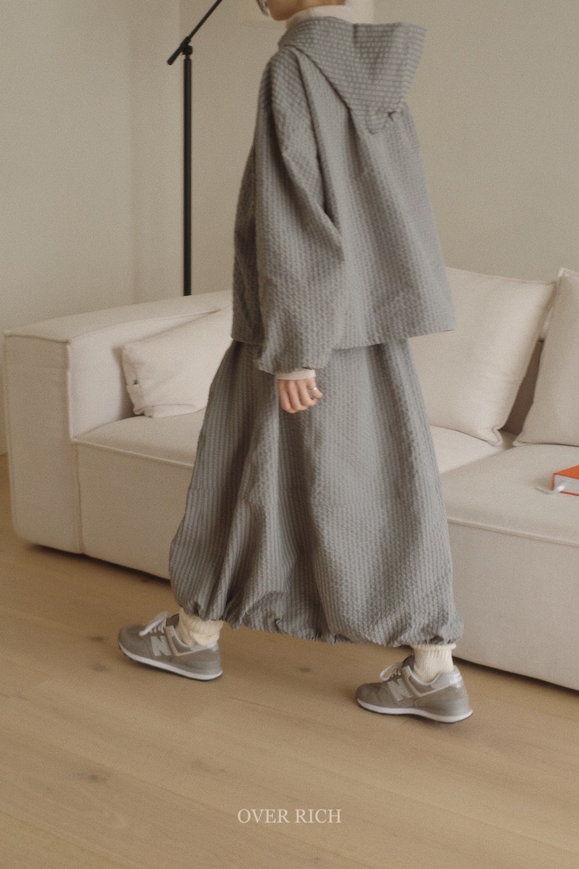 OVER RICH韓國代購㊣女裝新品休閑熱賣人氣時尚推薦25秋冬長裙OVER RICH長裙