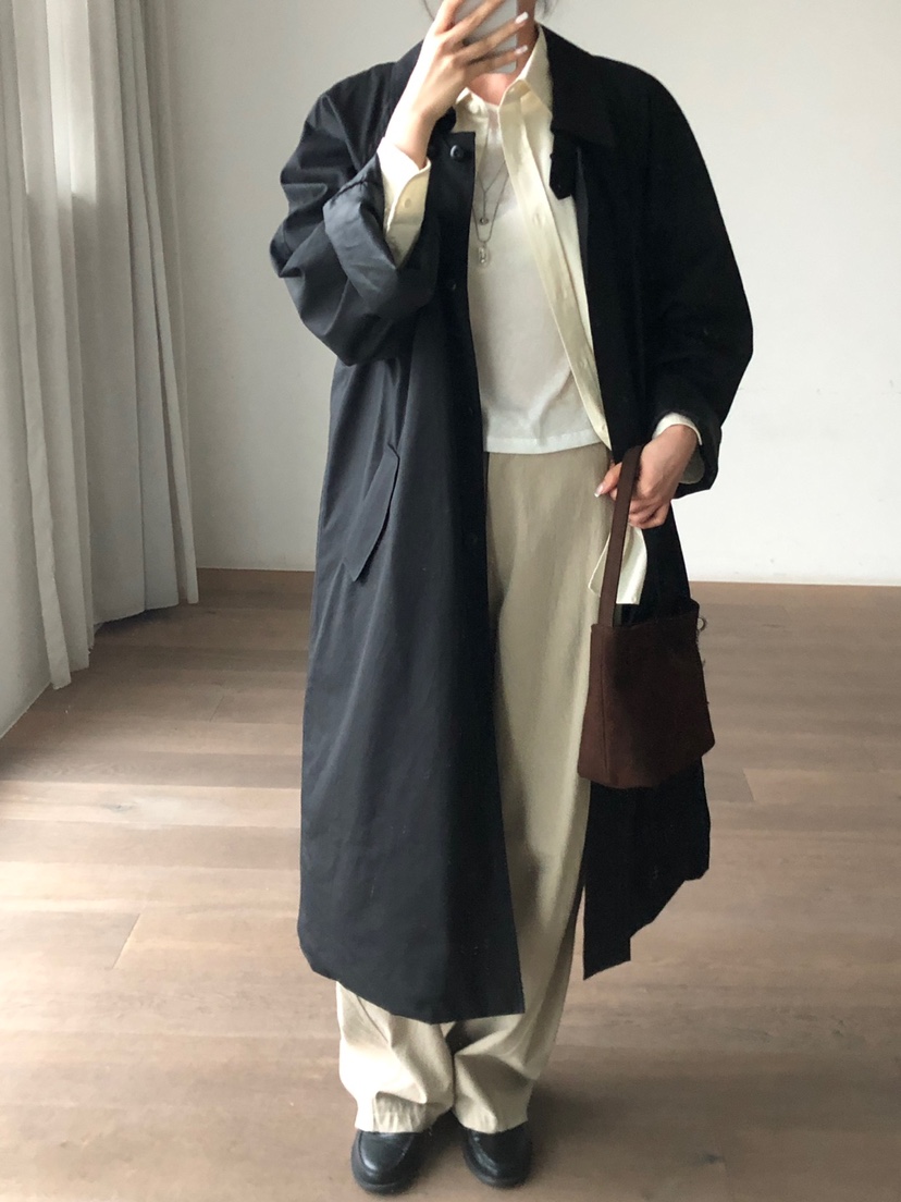 THE EYL東大門㊣代購女裝新款休閑推薦職業25秋冬長款風衣THE EYL長款風衣