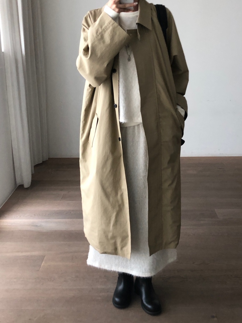 THE EYL東大門㊣代購女裝新款休閑推薦職業25秋冬長款風衣THE EYL長款風衣