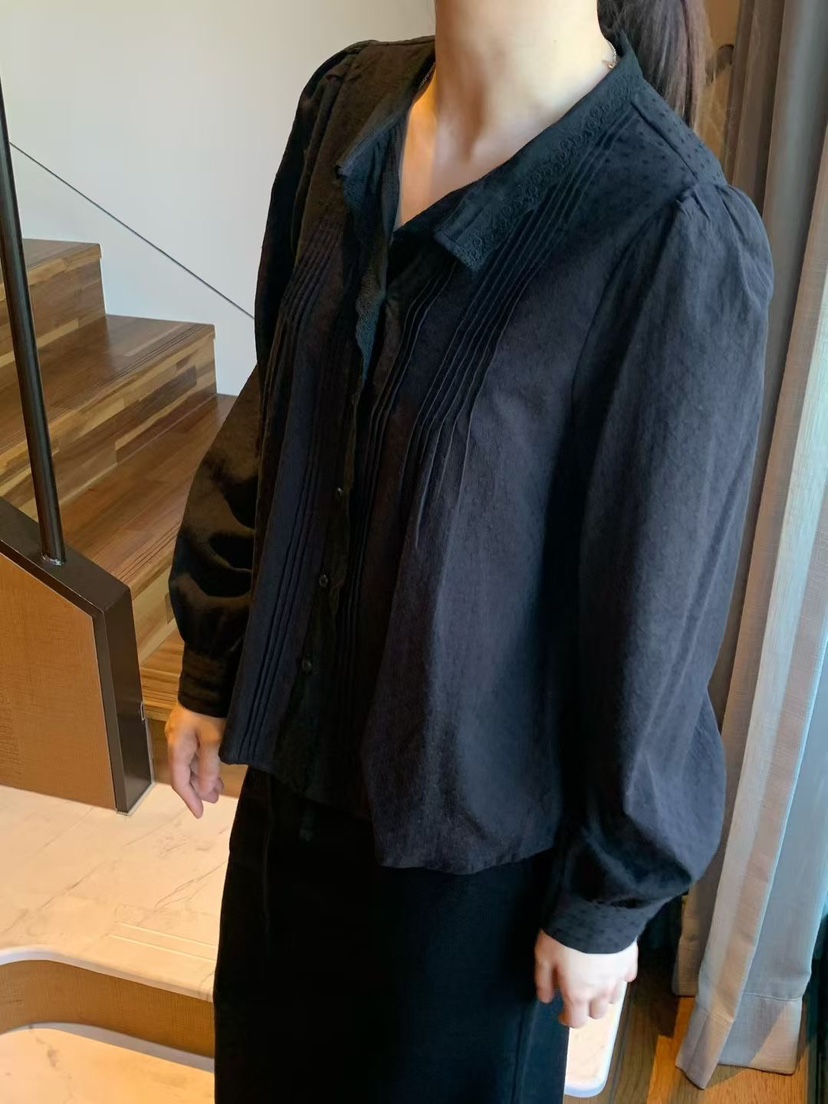 TAF東大門㊣直郵女士新款人氣職業真品25秋冬推薦襯衫蕾絲衫TAF襯衫/蕾絲衫