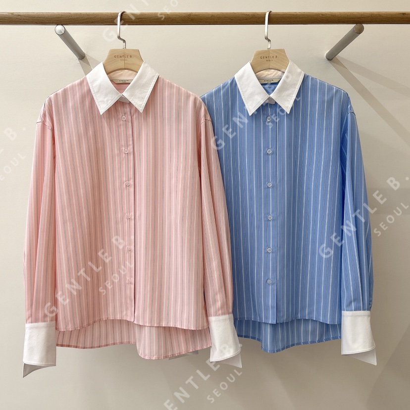 GENTLE B/LOVENTINA東大門㊣直郵女士新款25秋冬襯衫蕾絲衫GENTLE B/LOVENTINA襯衫/蕾絲衫