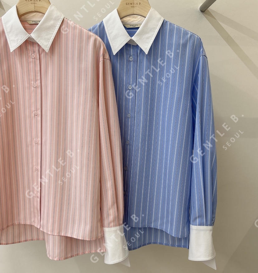GENTLE B/LOVENTINA東大門㊣直郵女士新款25秋冬襯衫蕾絲衫GENTLE B/LOVENTINA襯衫/蕾絲衫