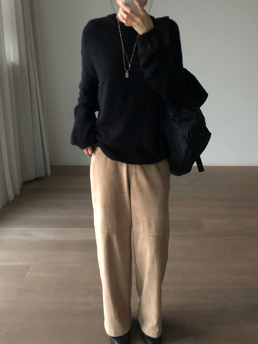 THE EYL東大門㊣直郵女裝新款推薦25秋冬職業針織衫馬海毛THE EYL針織衫