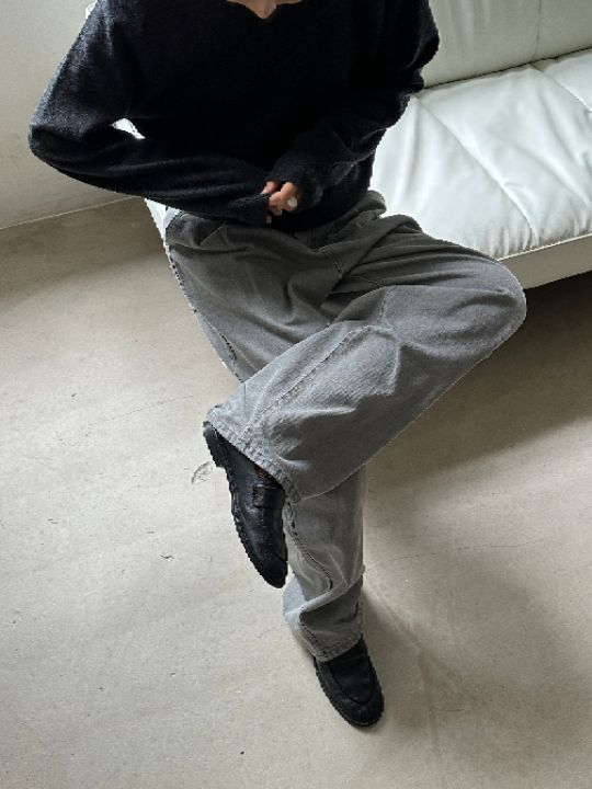 MARE東大門㊣代購女裝新款人氣時尚25秋冬職業推薦休閑牛仔褲MARE牛仔褲