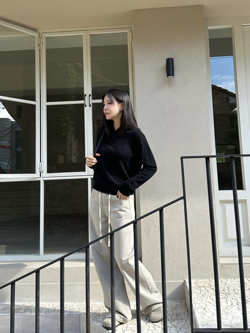 LE VASE東大門㊣實拍女裝新款熱賣人氣職業休閑針織衫浣熊LE VASE針織衫