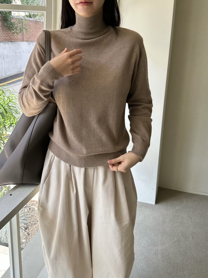 LE VASE東大門㊣實拍女裝新款熱賣人氣職業休閑針織衫浣熊LE VASE針織衫圖色2