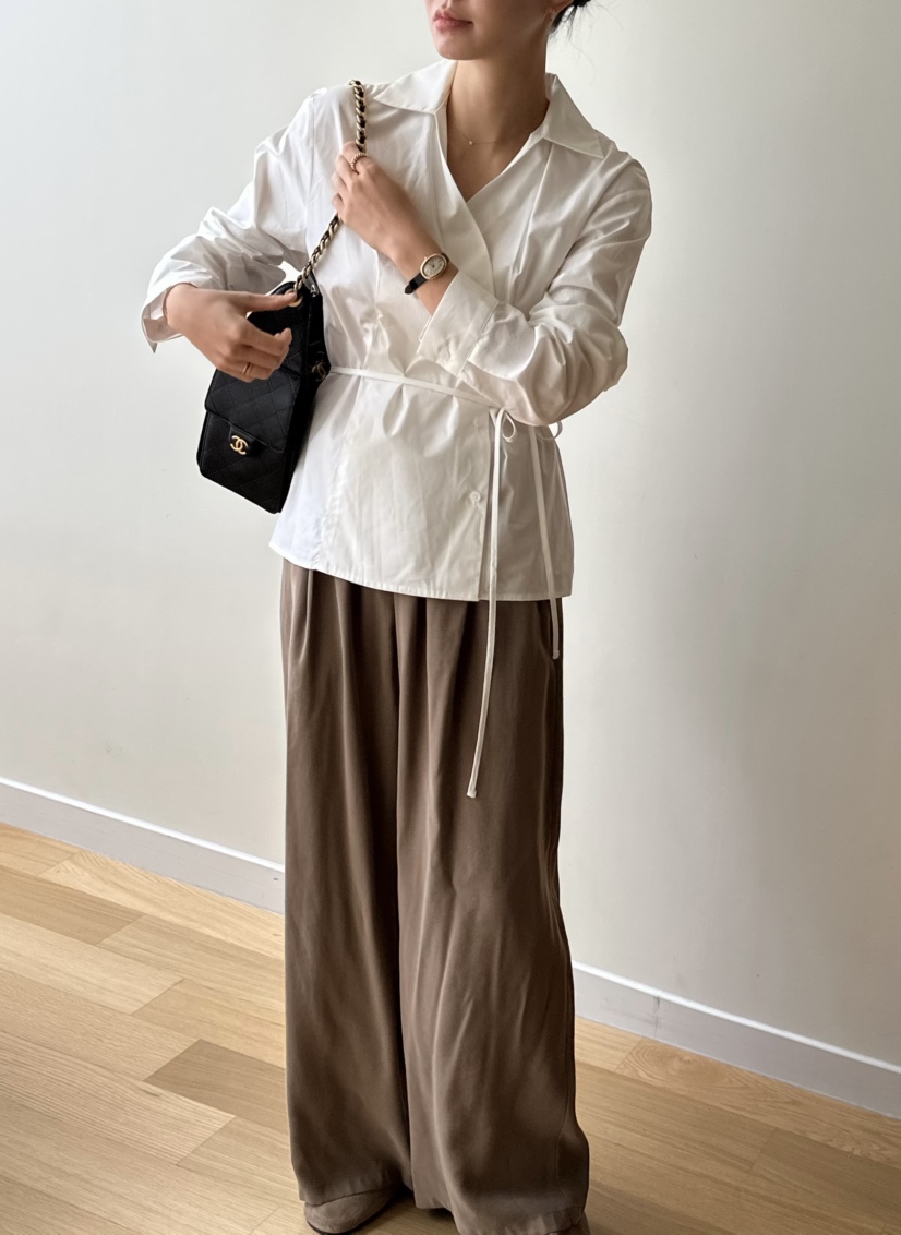 LE VASE東大門㊣直郵女裝新品人氣熱賣職業時尚襯衫蕾絲衫LE VASE襯衫/蕾絲衫