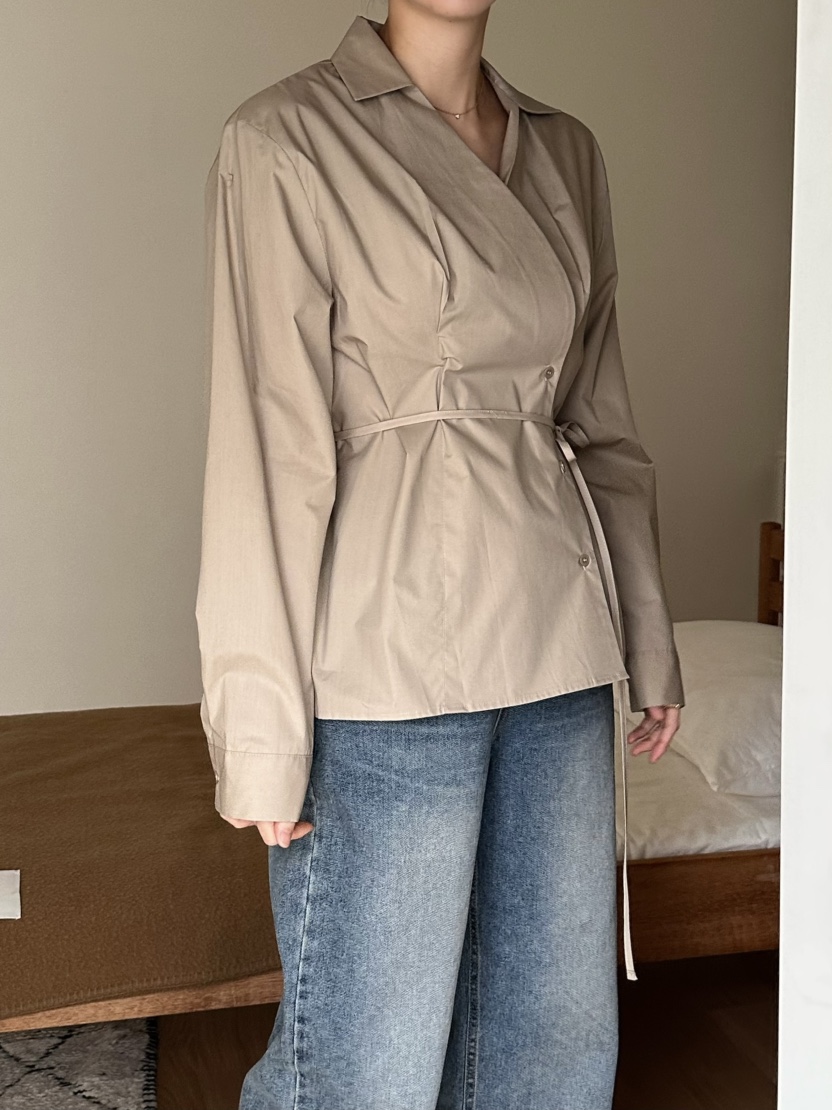 LE VASE東大門㊣直郵女裝新品人氣熱賣職業時尚襯衫蕾絲衫LE VASE襯衫/蕾絲衫圖色2