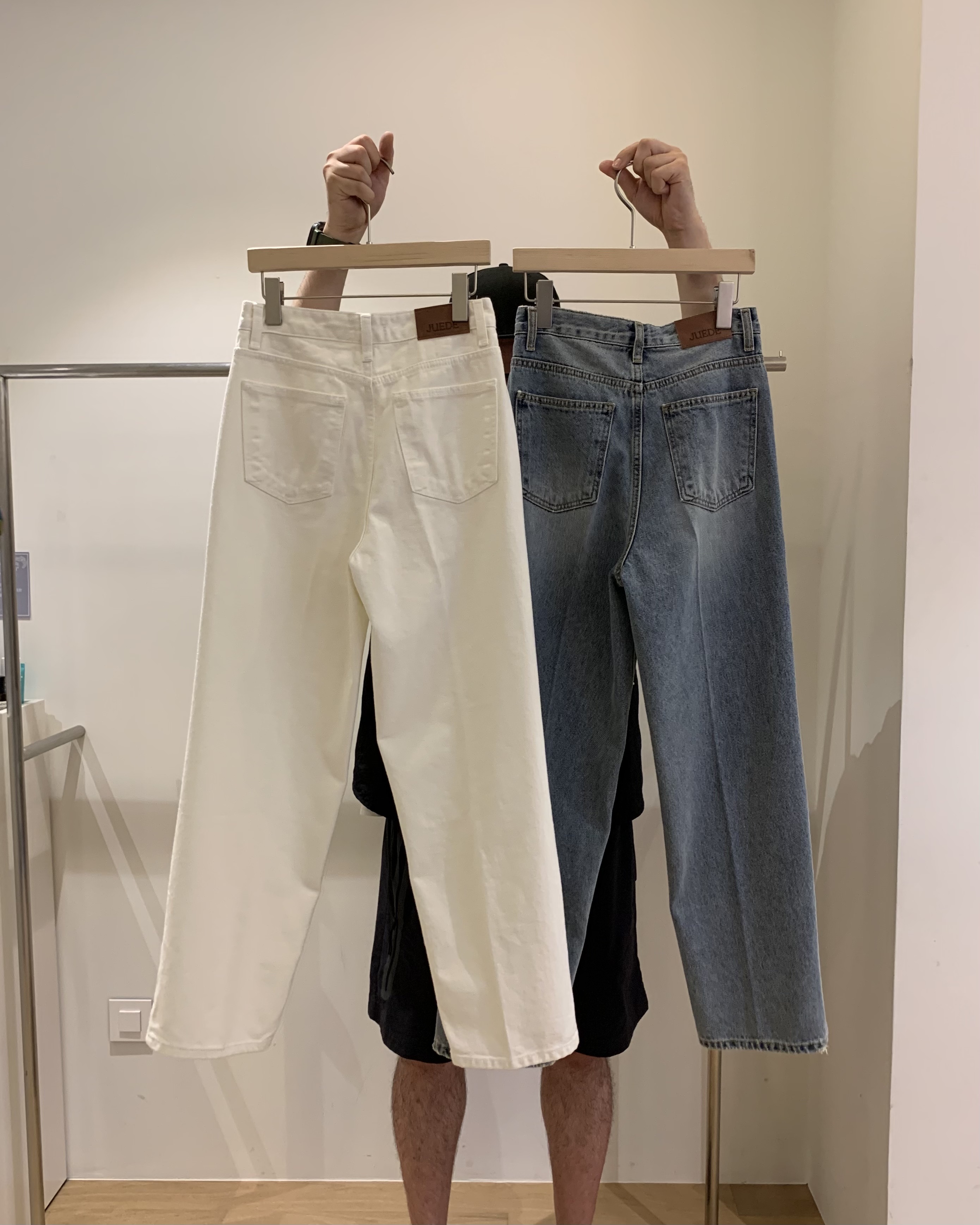 JUEDE（此品牌容易投訴）東大門㊣代購女裝新款推薦休閑牛仔褲JUEDE牛仔褲