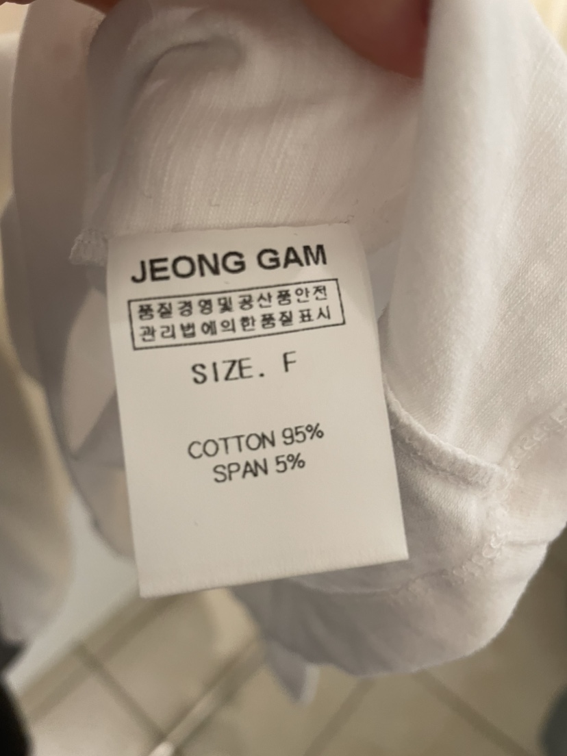 JEONG GAM STUDIOS東大門㊣代購女士新款職業推薦長袖T恤JEONG GAM長袖T恤