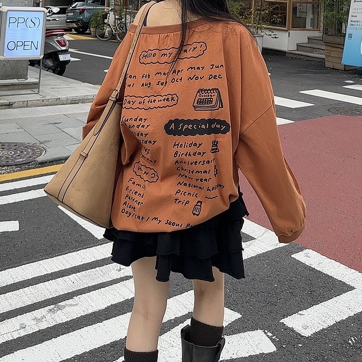 PALETTE-Q韓國代購㊣女士新品真品熱賣休閑人氣時尚推薦衛衣PALETTE衛衣