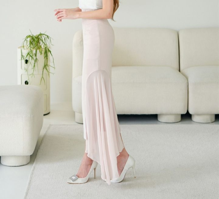HIGH HEELS東大門㊣直郵女士新品職業真品推薦時尚人氣長裙HIGH HEELS長裙
