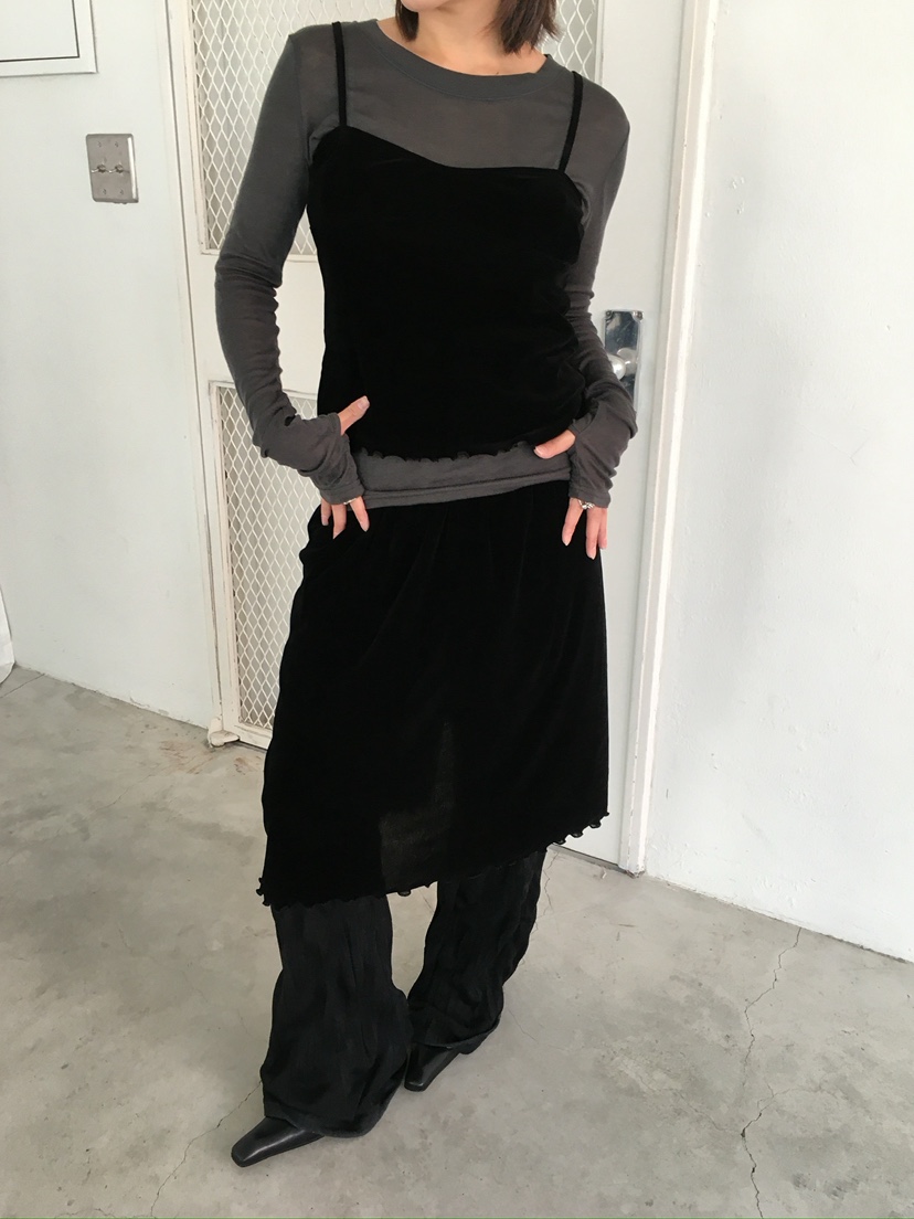 AWESOMESAUCE東大門㊣代購女士新款人氣套裝不含內搭天鵝絨套裝AWESOME SAUCE套裝圖色2