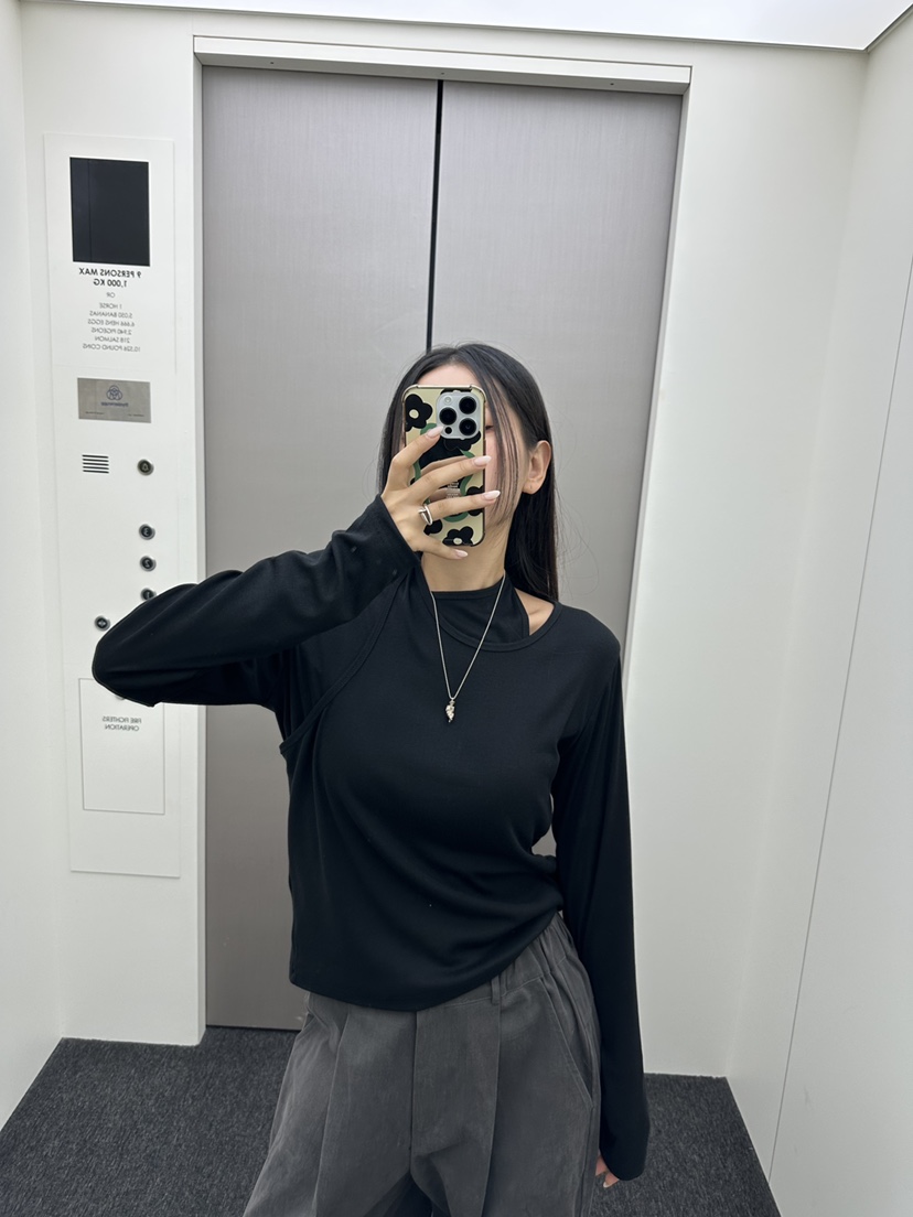 I MFACT東大門㊣代購女裝新品職業時尚人氣熱賣休閑長袖T恤I MFACT長袖T恤