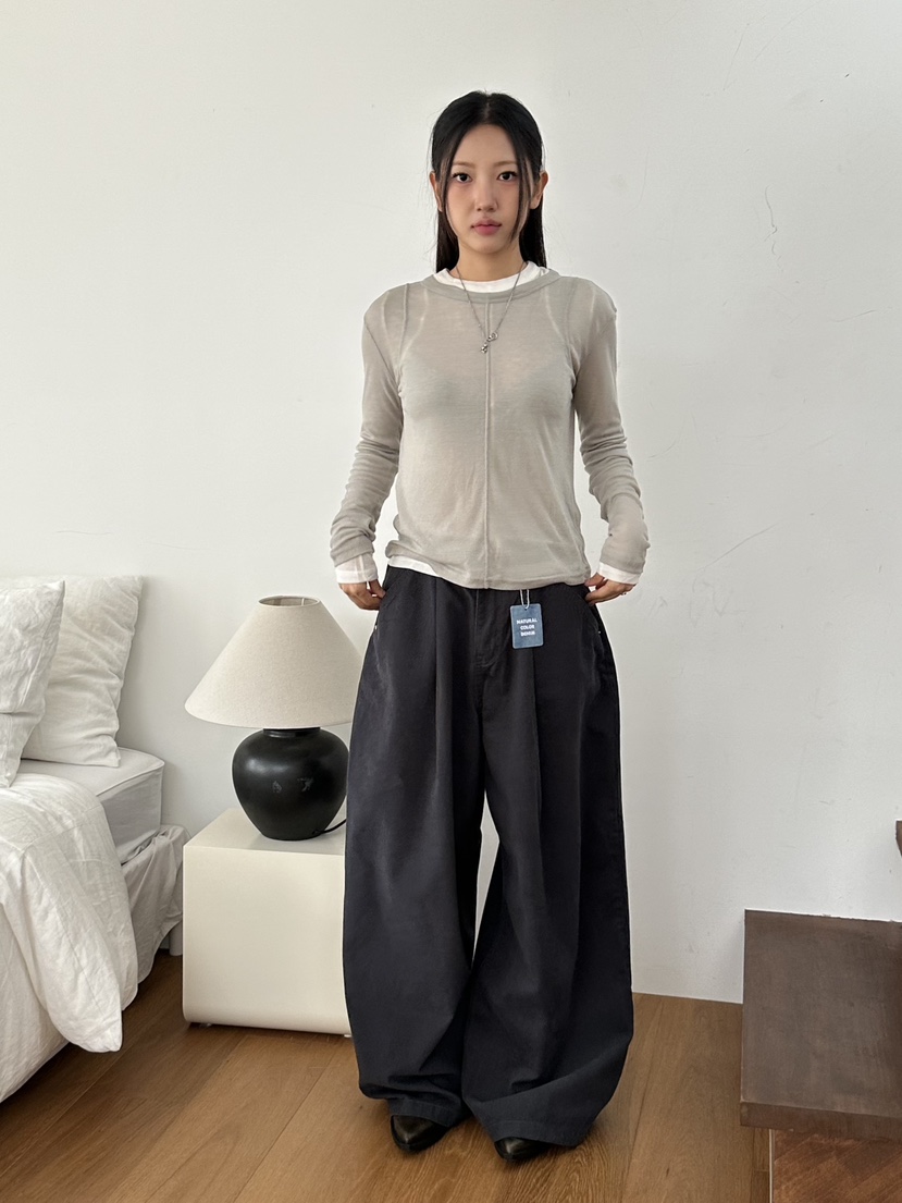 I MFACT韓國代購㊣女士新品職業熱賣真品人氣休閑褲不含腰帶I MFACT休閑褲