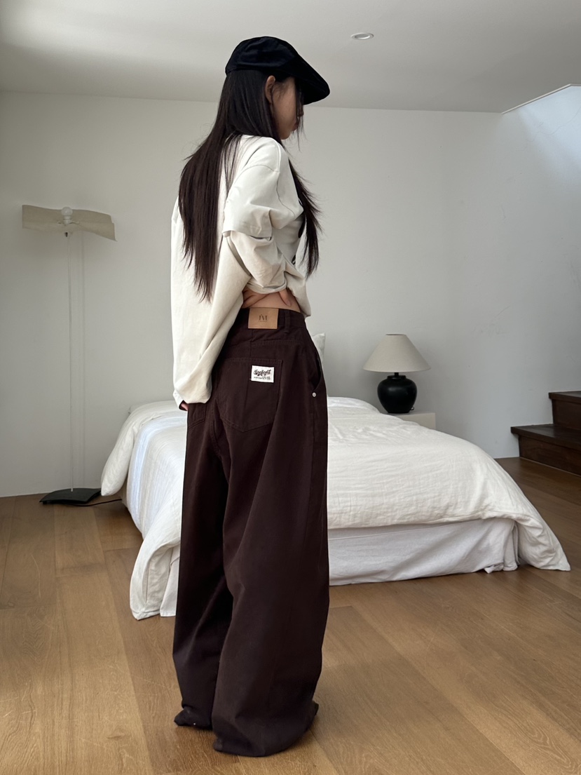 I MFACT韓國代購㊣女士新品職業熱賣真品人氣休閑褲不含腰帶I MFACT休閑褲